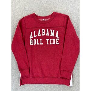 Alabama‎ Crimson Tide ROLL TIDE Campus Crew Sweatshirt (Women's Small) Red